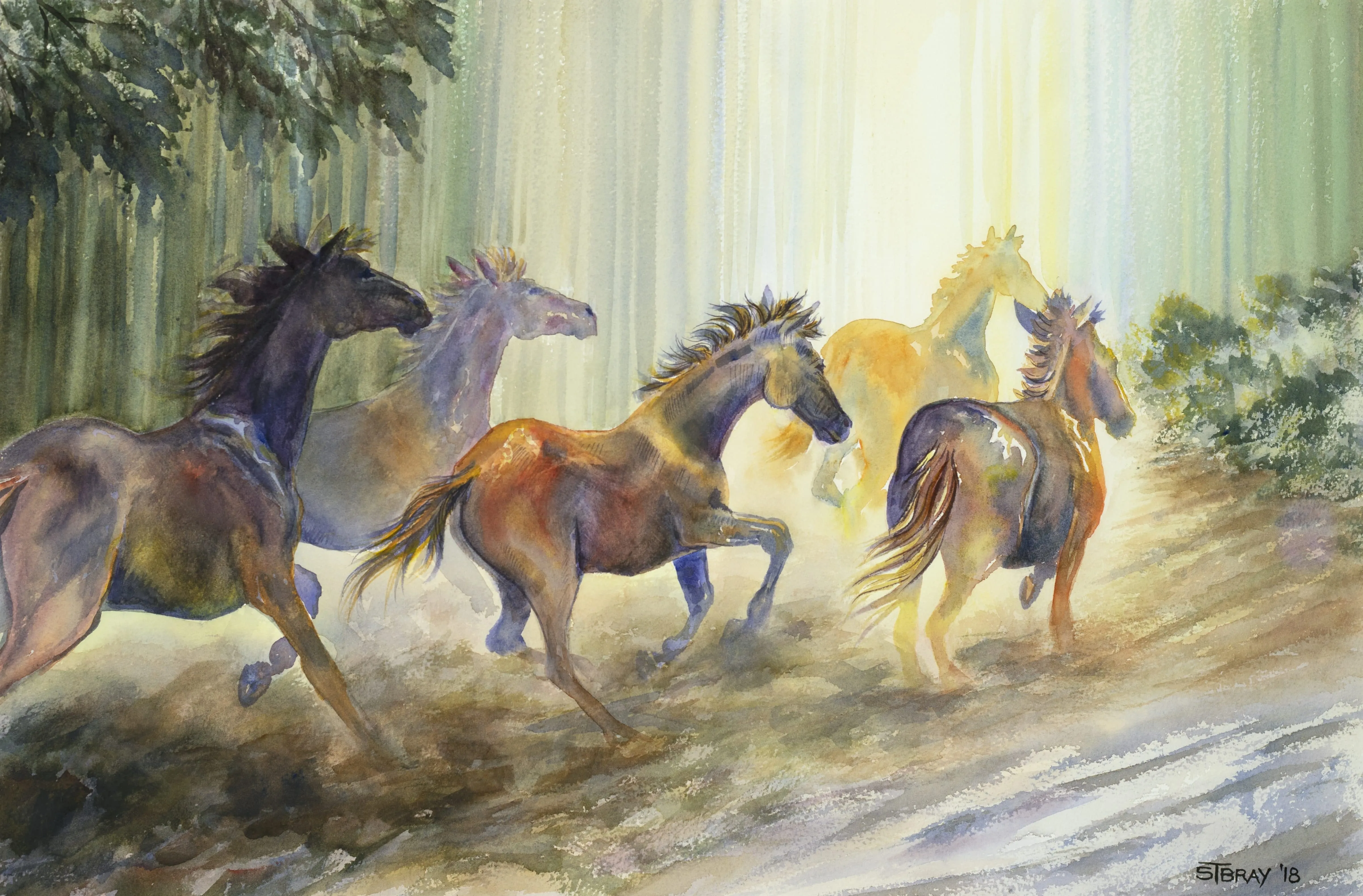 FOREST HORSES